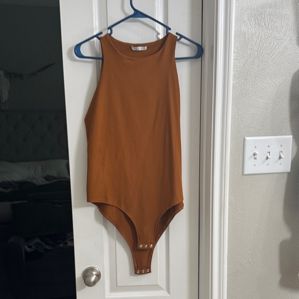 ReoRia Kids Tan One Piece Bodysuit